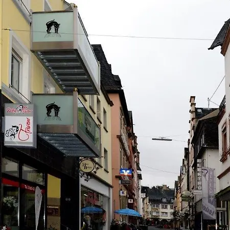 豪斯巴尔顿酒店。 摩泽尔河畔的泽尔